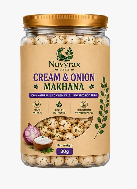Cream and Onion Makhana